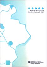 Memòria d'activitats 1994. Junta de Sanejament, de AA.VV. | portada del libro