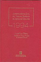 Jurisprudència civil del Tribunal Superior de Just¡cia de Catalunya 1994, de AA.VV. | portada del libro