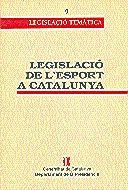 Legislació de l'esport a Catalunya, de AA.VV. | portada del libro