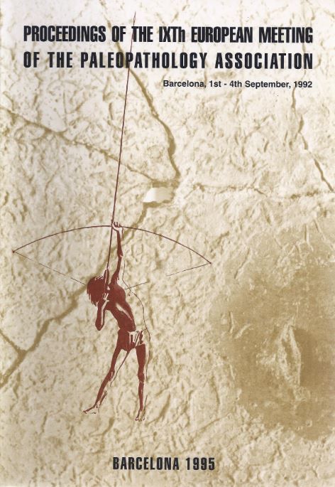 Proceedings of the IXth European meeting of the Paleopathology Association (Barcelona, de AA.VV. | portada del libro