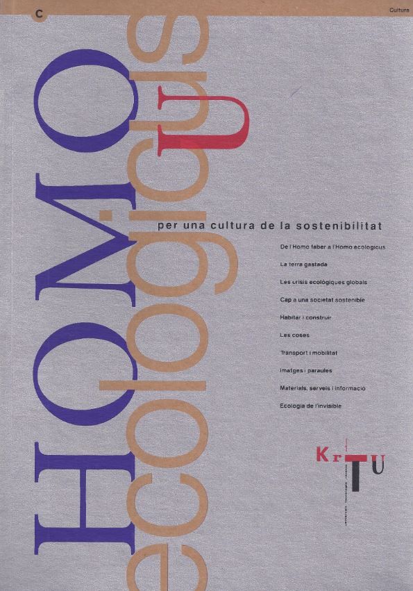 Homo ecologicus. Per una cultura de la sostenibilitat, de AA.VV. | portada del libro