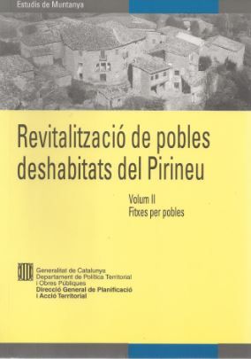 Revitalització de pobles deshabitats del Pirineu. Vol. II. Diagnosi, de LOPEZ PALOMEQUE, FRANCESC | portada del libro