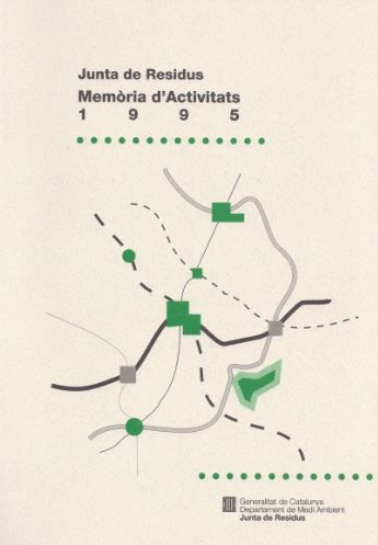 Memòria d'activitats 1995. Junta de Residus, de AA.VV. | portada del libro
