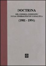 Doctrina del Consell Consultiu de la Generalitat de Catalunya (1981-1996), de AA.VV. | portada del libro