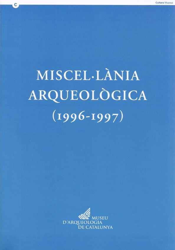 Miscel·lània arqueològica (1996-1997), de AA.VV. | portada del libro