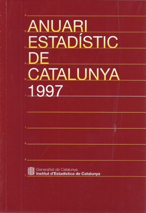 Anuari estad¡stic de Catalunya 1997, de AA.VV. | portada del libro