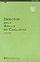 DIRECTORI DELS ARXIUS DE CATALUNYA, 1999, de PLANES I ALBETS (COORD.), RAMON | portada del libro