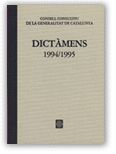DICTAMENS 1994-1995, de AA.VV. | portada del libro