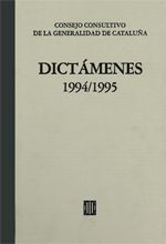 DICTAMENES 1994-1995, de AA.VV. | portada del libro