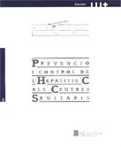 PREVENCIO I CONTROL DE L'HEPATITIS C ALS CENTRES SANITARIS, de BRUGUERA CORTADA, M. | portada del libro