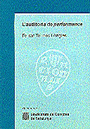 L'AUDITORIA DE PERFORMANCE, de TERMES I ANGLES, FERRAN | portada del libro