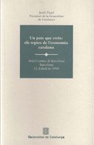 UN PAIS QUE CREIX, de PUJOL, JORDI | portada del libro