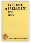 INFORME AL PARLAMENT 1998, de AA.VV. | portada del libro