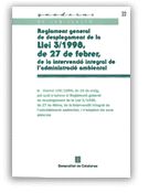 REGLAMENT GENERAL DE DESPLEGAMENT DE LA LLEI 3/1998, DE 27 DE FEBRER, DE LA INTERVENCIO INTEGRAL DE, de AA.VV. | portada del 