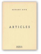 ARTICLES, de RIFA ANGLADA, EDUARD | portada del libro