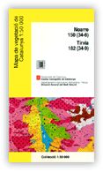 MAPA DE VEGETACIO DE CATALUNYA 1:50.000. NOARRE 150 I TIRVIA 182, de AA.VV. | portada del libro