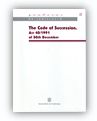 THE CODE OF SUCCESSION, ACT 40/1991 OF 30 TH DECEMBER, de AA.VV. | portada del libro
