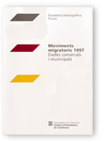 MOVIMENTS MIGRATORIS 1997. DADES COMARCALS I MUNICIPALS, de AA.VV. | portada del libro