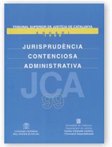 ANUARI 1999 JURISPRUDENCIA CONTENCIOSA ADMINISTRATIVA, de AA.VV. | portada del libro