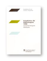 ESTADISTICA DE BIBLIOTEQUES 1998, CARACTERISTIQUES BASIQUES, de AA.VV. | portada del libro