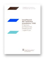 LOCALITZACIO DE L'ACTIVITAT ECONOMICA 1998, de AA.VV. | portada del libro