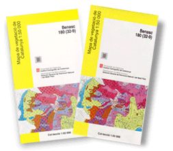 MAPA DE VEGETACIO DE CATALUNYA 1:50.000. BENASC 180 (32-9), de CARRERAS I RAURELL, JORDI | portada del libro