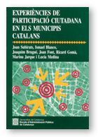 EXPERIENCIES DE PARTICIPACIO CIUTADANA EN ELS MUNICIPIS CATALANS, de SUBIRATS, JOAN | portada del libro