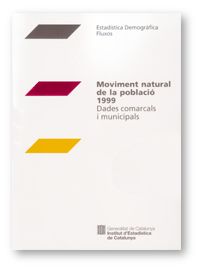 MOVIMENT NATURAL DE LA POBLACIO 1999. DADES COMARCALS I MUNICIPALS, de AA.VV. | portada del libro