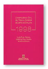 JURISPRUDENCIA CIVIL DEL TSJC. 1998, de PUIG FERRIOL, LUIS | portada del libro
