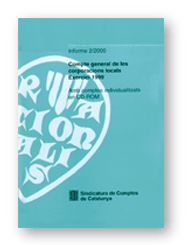 INFORME 2/2000: COMPTE GENERAL DE LES CORPORACIONS LOCALS. EXERCICI 1999, de AA.VV. | portada del libro