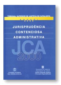 ANUARI 2000. JURISPRUDENCIA CONTENCIOSA ADMINISTRATIVA, de AA.VV. | portada del libro