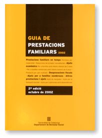 GUIA DE PRESTACIONS FAMILIARS 2002, de AA.VV. | portada del libro