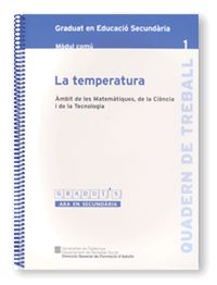 TEMPERATURA, AMBIT DE LES MATEMATIQUES, DE LA CIENCIA I DE LA TECNOLOGIA, GRADUAT EN EDUCACIO SEC, L, de AA.VV. | portada del
