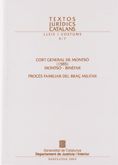 CORT GENERAL DE MONTSO (1585). MONTSO-BINEFAR, PROCES FAMILIAR DEL BRAÇ MILITAR, de SERRA I PUIG, EVA | portada del libro
