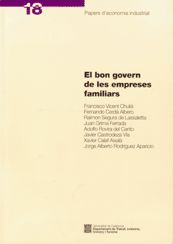 BON GOVERN DE LES EMPRESES FAMILIARS, EL, de VICENT CHULIA, FRANCISCO | portada del libro