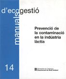 Prevenció de la contaminació en la indústria làctia, de AA.VV. | portada del libro