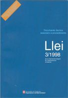 DOCUMENTS TECNICS LLEI 3/1998, de AA.VV. | portada del libro