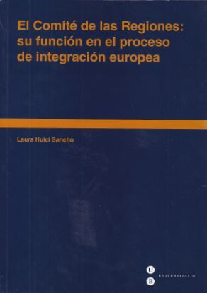 COMITE DE LAS REGIONES, de HUICI SANCHO, LAURA | portada del libro
