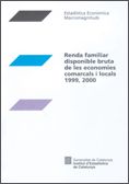 Renda familiar disponible bruta de les economies comarcals i locals 1999, de AA.VV. | portada del libro