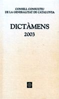 DICTAMENS 17 2003, de AA.VV. | portada del libro