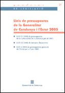 LLEI PRESSUPOSTOS GENERALITAT QL-51, de AA.VV. | portada del libro