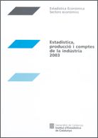 2003 ESTADISTICA PRODUCCIO COMPTES, de AA.VV. | portada del libro