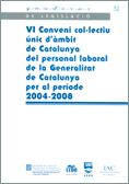 VI CONVENI COL.LECTIU UNIC D'AMBIT DE CATALUNYA QL-52, de AA.VV. | portada del libro