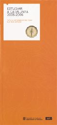 2005 - 2006 ESTUDIAR A CATALUNYA, de AA.VV. | portada del libro