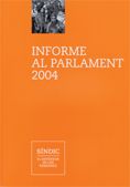 2004 INFORME AL PARLAMENT +CD-ROM, de AA.VV. | portada del libro