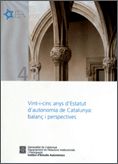 25 ANYS D'ESTATUT D'AUTONOMIA DE CATALUNYA, de AA.VV. | portada del libro