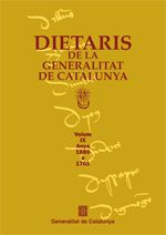 DIETARIS GENERALITAT VOL.9, de AA.VV. | portada del libro