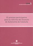PROCESO PARTICIPATIVO PARA LA REFORMA DEL ESTATUTO, de AA.VV. | portada del libro