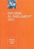 2005 INFORME AL PARLAMENT CONTIENE CD-ROM, de AA.VV. | portada del libro
