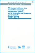 VI Conveni col·lectiu únic d'àmbit de Catalunya del personal laboral de la Generalitat de Catalunya, de AA.VV. | portada del 